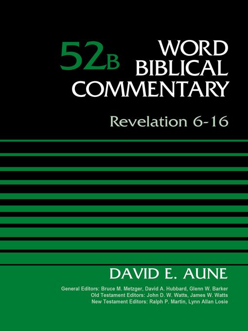 Title details for Revelation 6-16, Volume 52B by Dr. David Aune - Available